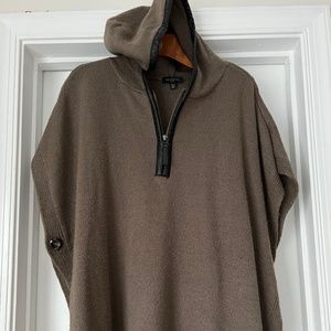 Hooded Oversized S/S Tunic Sweater